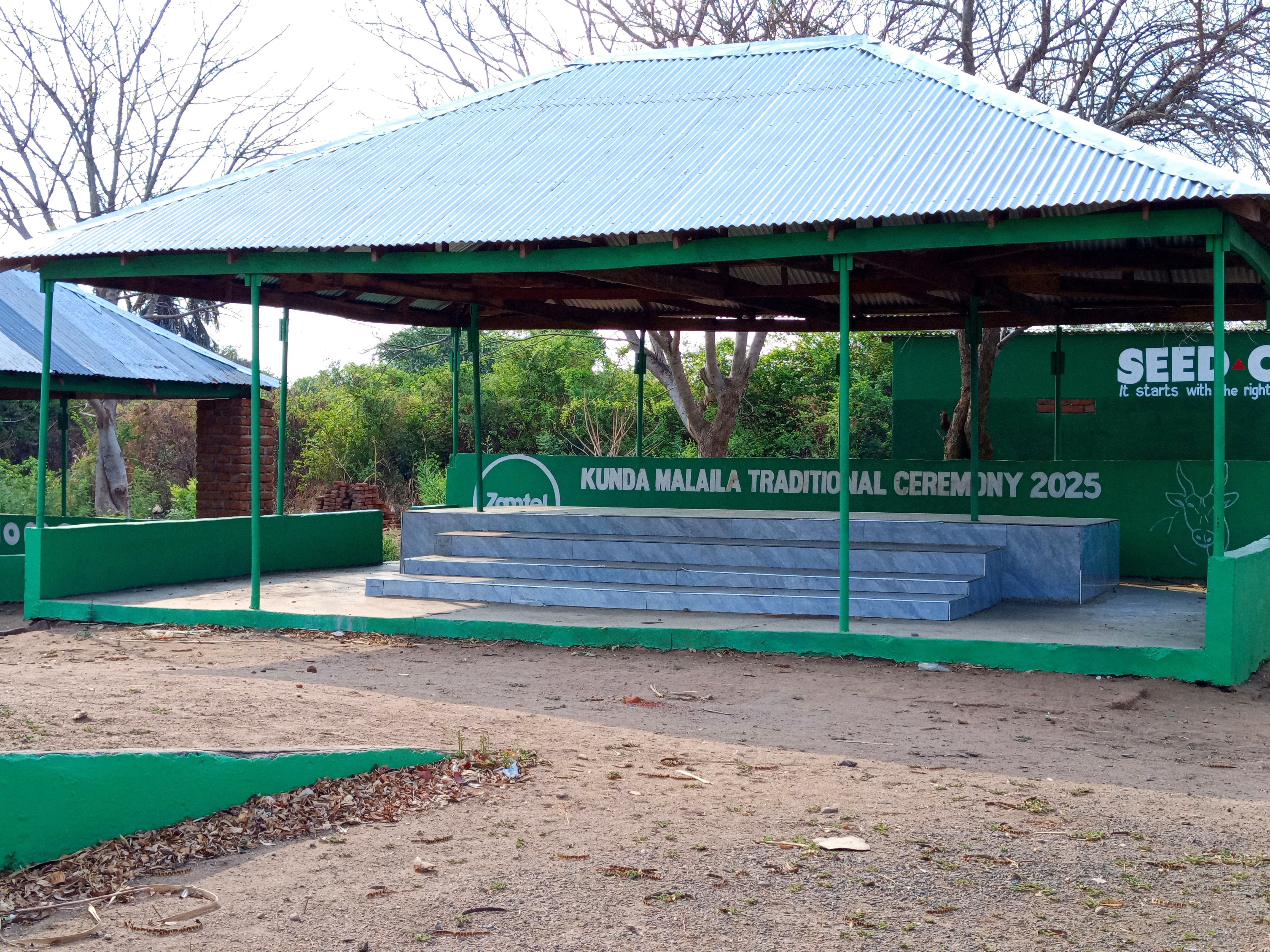 The ceremonial grounds at Kalongo Royal Palace